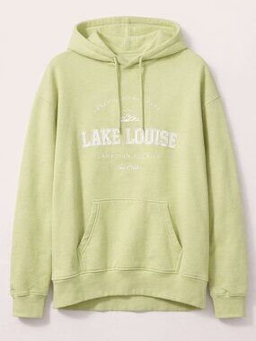[BOGO] Garage Lime Green Banff Lake Louise Ski Club Hoodie